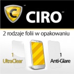 Folia ochronna CIRO UltraClear + Anti-Glare do 23" Panorama 16:9