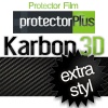 Folia Ochronna skórka ProtectorPLUS Karbon 3D do Overmax Vertis MILE