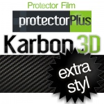 Folia Ochronna skórka ProtectorPLUS Karbon 3D do Samsung GT i8000 Omnia 2