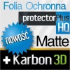 Folia Ochronna ProtectorPLUS HQ MATTE + ProtectorPLUS Karbon 3D do Sony Ericsson Vivaz