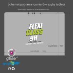 Szkło hybrydowe folia ochronna Gllaser FLEXIGLASS 9H na Tablet 8 - 8,9 cali 8"